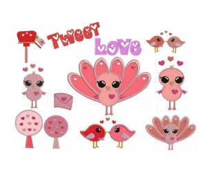 Stickserie - Tweet Love